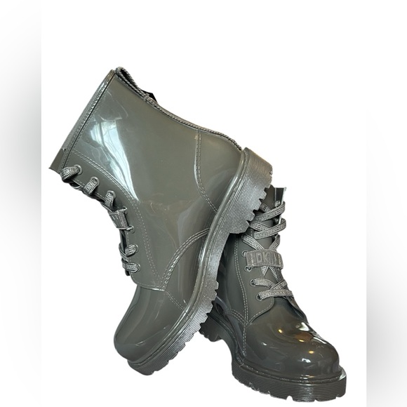 Dkny Shoes - NWOB~ Dkny Tilly Rain Boot Womens
Waterproof Lace Up Booties. Size 8m.